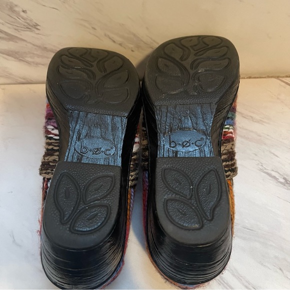 BOC Yarn Colorful BOHO Clogs Size 8.5 - Picture 5 of 7